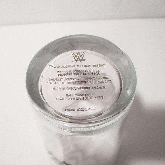 Stone Cold STEVE AUSTIN WWE/WWF Wrestling GLASS 16 oz NEW! - Picture 4 of 4